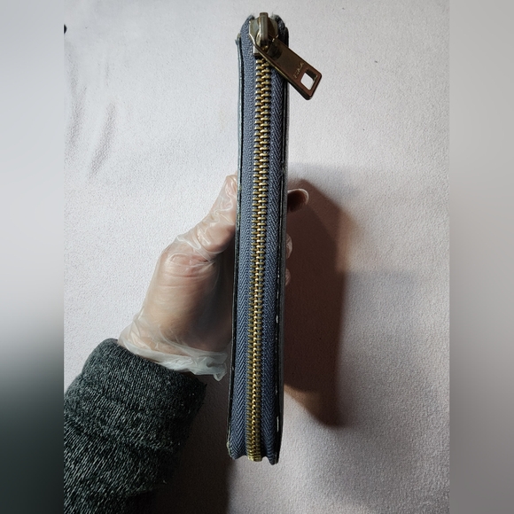 Furla Blue Zip Wallet - Picture 6 of 13